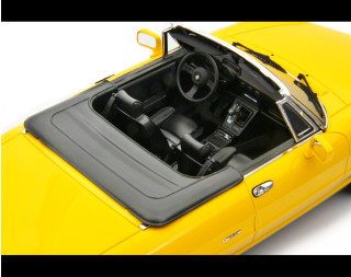 Alfa Romeo Spider 1.6 - 2.0i 1990 Giallo Laudoracing 1:18 Resinemodell (Türen, Motorhaube... nicht zu öffnen!)